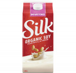 Silksilk soy beverage, unsweetened, dairy-free, 1.89l