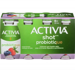 Danone activiaprobiotic yogurt drink, mixed berries8x93.0ml