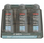 Dove men+care anti-dandruff fortifying 2-in-1 shampoo & conditioner, 3-pack