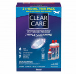 Clear care cleaning & disinfecting contact solution 2 x 480 ml