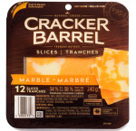 Cracker barrelslice marble cheddar