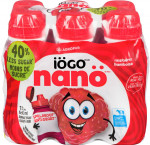 Iogonano drinkable yogurt, raspberry6x93.0ml