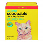 No namescoopble unscented clumping cat litter with baking soda18.0kg