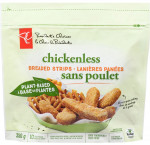 President's choiceplant based chickenless brded strips
