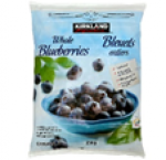 Kirkland signature grade a frozen whol blueberries