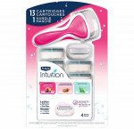 Schick intuition variety pack, razor with 13 cartridges