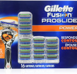 Gillette fusion proglide power razor cartridges refills 16 ct