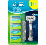 Gillette venus extra smooth platinum razor with 11 cartridges