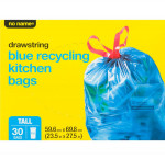 No nameblue recycling kitchen bags drawstring tall 42.5 l 30 bags30.0 