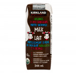 Kirkland signature organic 2% milk fat chocolate partly skimmed milk