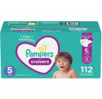 Pamperscruisers diapers size 5 112 count 