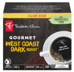 President's choicewest coast dark roast gourmet single serve coffee pods30.0 