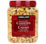 Kirkland signature whole cashews, 1.13 kg