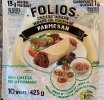 Folios parmesan cheese wraps 425g
