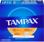 Tampaxsuper plus tampons, unscented, 20 count20.0 