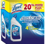 Lysol advanced toilet bowl cleaner, 4 x 946 ml, 2-pack