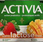 Danone activia lactose free 24 x 100 g