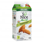 So nice organic unsweetened almond milk 3 x 1.89 