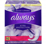 Alwaysxtra protection pantiliners, long92.0 