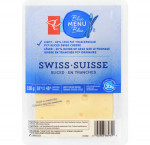Pc blue menusliced light swiss cheese
