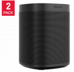  sonos one sl wi-fi speaker, shadow edition, 2-pack