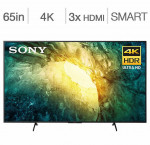 Sony 65 in. 4k hdr android smart tv kd65x750h