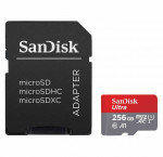 Sandisk ultra microsdxc and microsdhc 256 gb uhs-i card with adapter