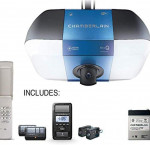 Chamberlain b6765 secure view video smart garage opener, blue