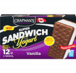 Chapmansvanilla yogurt sandwich