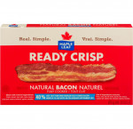 Ready crisp® fully cooked less salt natural bacon 