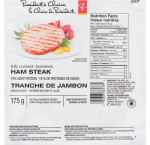 President's choice ham steak 175 g