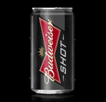 Budweiser shot labatt 24 x can 236 ml