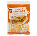 President's choicetriple cheddar shredded cheese blend