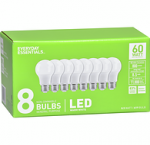 Everyday essentials8.5w soft white led bulb8x1.0 