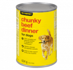 No namechunk beef dog food624g
