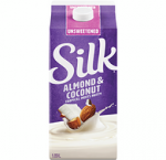 Silksilk almond coconut blend beverage, unsweetened, dairy-free, 1.89l