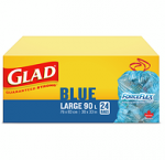 Gladblue recycling bags - large 90 litres - forceflex, drawstring24.0 
