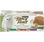 Purinapoultry plser wet cat food variety pack12x85g