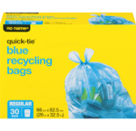 No nameblue recycling bags quick-tie regular 75 l 30 bags30.0 