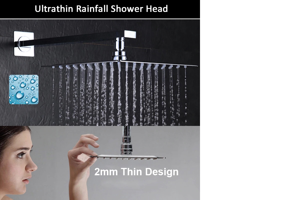 Luxury lcd digital shower faucets