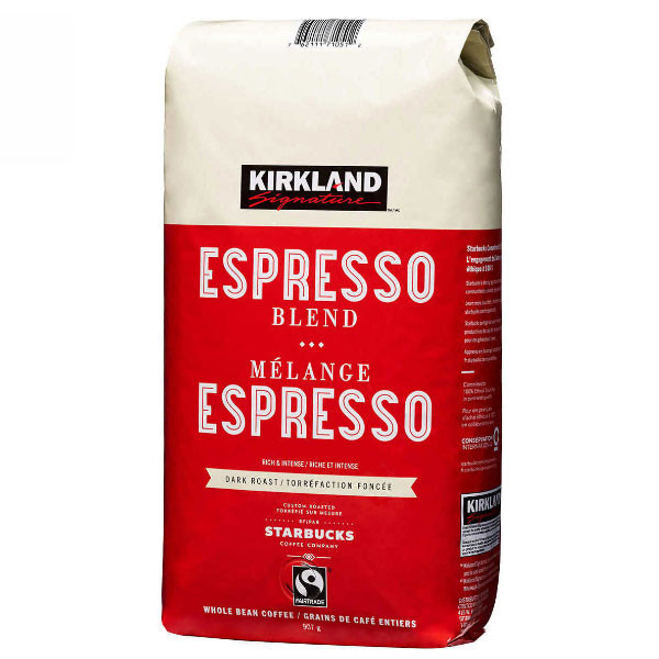 Kirkland signature roasted by starbucks espresso 