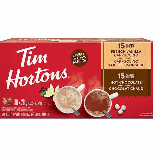 Tim hortons hot chocolate 30 x 28 g