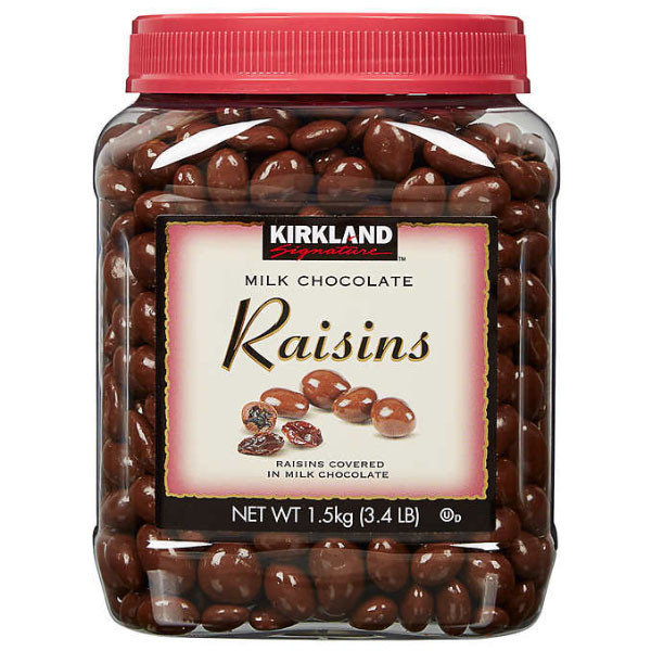 Kirkland signature chocolate raisins